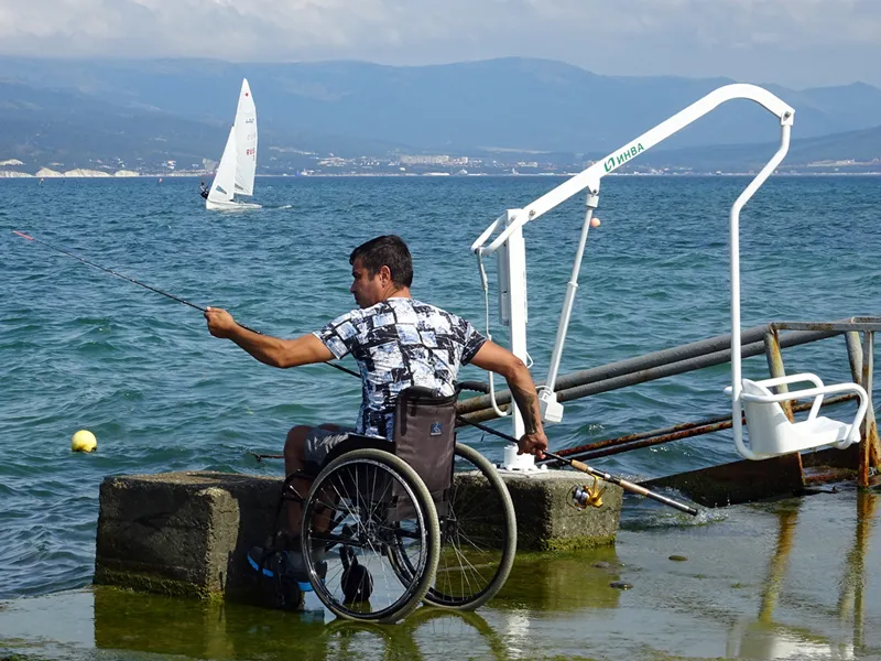 Инклюзивный пляж в Новороссийске