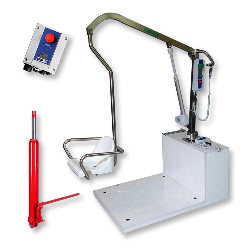 Подъемники для спуска инвалида в бассейн