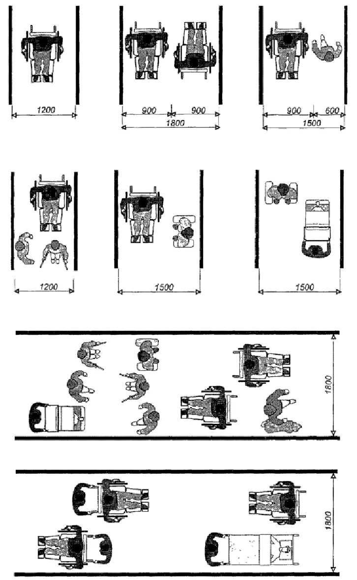 Пропускная способность коридоров