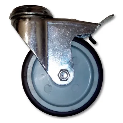 колесная опора 100 мм с тормозом