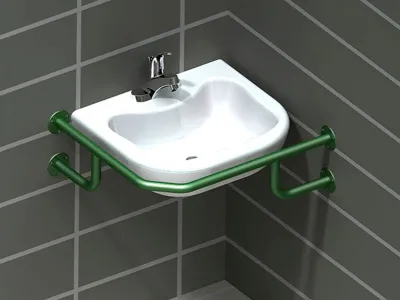 поручень для раковины инвалидный опорный