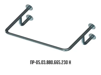 поручень для раковины ПР-05-03-880-Н из нержавеющей стали