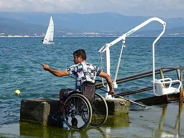 Инклюзивный пляж в Новороссийске