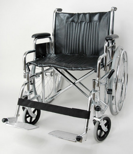 Кресло-коляска инвалидная 3022C0303S (цельнолитые)