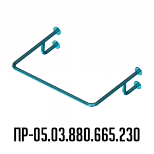 поручень для инвалидов для раковины верхний ПР-05.03.880.665.230