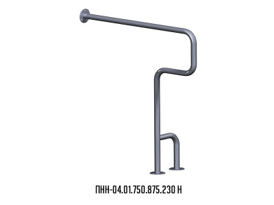 инвалидный поручень напольно-настенный для унитаза